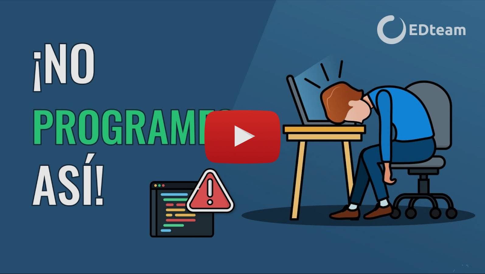 Errores de programador novato QUE DEBES EVITAR