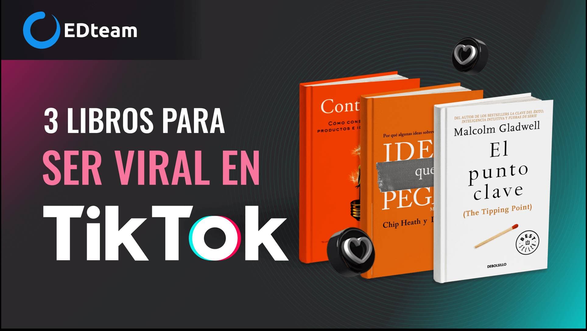 3 libros que debes leer para ser viral en Tiktok 