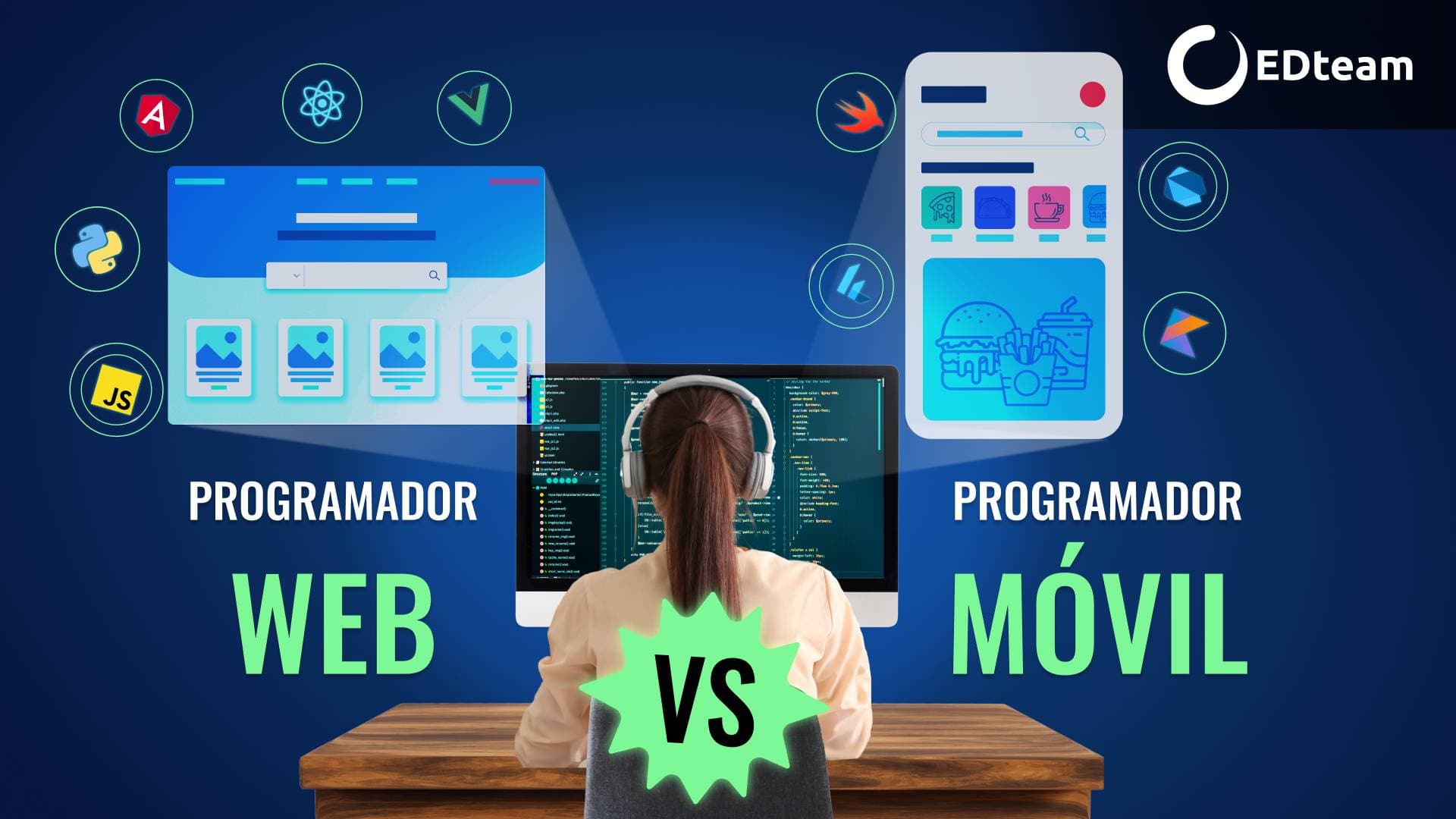 ¿Desarrollo web o móvil? Guía completa para elegir tu carrera