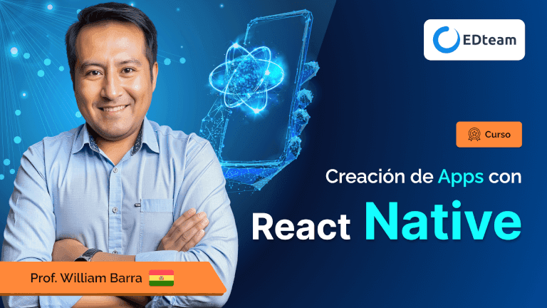 Poster de Creación de Apps con React Native 