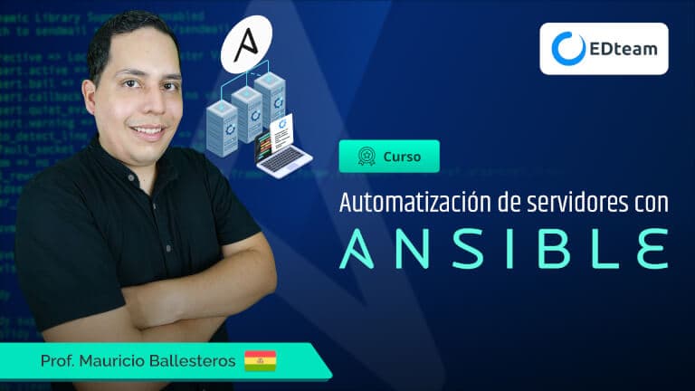 Poster de Automatización de servidores con Ansible