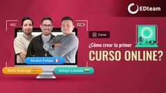 Poster de ¿Cómo crear tu primer curso online? (Gratis)